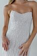 Locket 12835P Amaze Beaded Strapless Fit-And-Flare Bridal Dress
