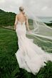 Locket 12835P Amaze Beaded Strapless Fit-And-Flare Bridal Dress