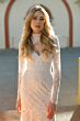 Locket 15134 Fili Strapless Sweetheart Neck Wedding Gown with Topper