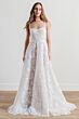 Locket 15135 Quill Sweetheart Neckline A-line Lace Wedding Gown