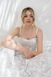 Locket 15135 Quill Sweetheart Neckline A-line Lace Wedding Gown