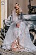 Locket 15137 Pendant Off The Shoulder A-line Lace Wedding Dress