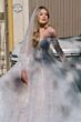 Locket 15137 Pendant Off The Shoulder A-line Lace Wedding Dress