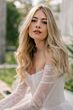 Locket 15137 Pendant Off The Shoulder A-line Lace Wedding Dress