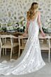 Locket 15139 Charity Floral Appliques Fit and Flare Bridal Gown