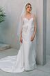 Locket 15211 Classic Beaded Bows Strapless Mikado Bridal Gown