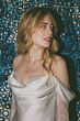 Locket 15218 Cam Lace Back Column-Style Charmeuse Wedding Dress