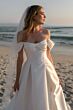 Locket 15229 Trinity Off The Shoulder Jacquard A-line Bridal Gown