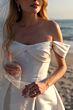 Locket 15229 Trinity Off The Shoulder Jacquard A-line Bridal Gown