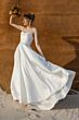 Locket 15231 Emira Cowl Neckline Spaghetti Straps Mikado Bridal Dress
