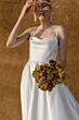 Locket 15231 Emira Cowl Neckline Spaghetti Straps Mikado Bridal Dress
