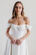 Locket 15232 True Off The Shoulder Mikado A-line Bridal Gown