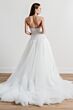 Locket 15610 Pompom Ruched Corset Tulle and Organza Bridal Dress