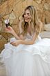 Locket 15783 Queenie Layered Skirt Floral Embroidery Wedding Ballgown