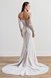 Locket 15804 Memento Lace-Up Back Beaded Tulle Slim-Fit Wedding Gown