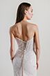 Locket 15804 Memento Lace-Up Back Beaded Tulle Slim-Fit Wedding Gown