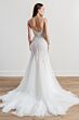 Locket 15806 Lolli Godet Skirt Spaghetti Straps Trumpet Wedding Gown
