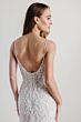 Locket 15806 Lolli Godet Skirt Spaghetti Straps Trumpet Wedding Gown