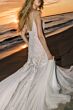 Locket 15806 Lolli Godet Skirt Spaghetti Straps Trumpet Wedding Gown