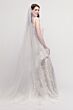 Locket 16155 Pilar Slim-Fit Valka Lace V-Neck Wedding Dress