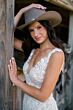 Locket 16155 Pilar Slim-Fit Valka Lace V-Neck Wedding Dress