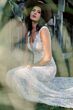 Locket 16155 Pilar Slim-Fit Valka Lace V-Neck Wedding Dress
