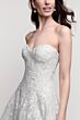 Locket 16156 Verona Detachable Sleeves Strapless Lace Wedding Gown