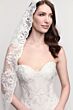 Locket 16156 Verona Detachable Sleeves Strapless Lace Wedding Gown