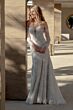Locket 16158 Claire Removable Sleeves Fit and Flare Wedding Dress