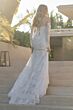Locket 16158 Claire Removable Sleeves Fit and Flare Wedding Dress