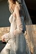 Locket 16158 Claire Removable Sleeves Fit and Flare Wedding Dress