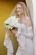 Locket 16158 Claire Removable Sleeves Fit and Flare Wedding Dress