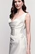 Locket 16220 Amaryllis Cowl Neckline Slim-Fit Charmeuse Wedding Gown