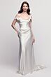 Locket 16220 Amaryllis Cowl Neckline Slim-Fit Charmeuse Wedding Gown