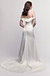 Locket 16220 Amaryllis Cowl Neckline Slim-Fit Charmeuse Wedding Gown