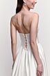 Locket 16222 Carina Lace-Up Back Stretch Satin A-line Bridal Dress