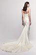 Locket 16223 Delphinium Cathedral Train Off White Satin Bridal Gown