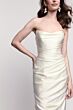 Locket 16223 Delphinium Cathedral Train Off White Satin Bridal Gown