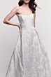 Locket 16231 Nigella Lace-Up Back Strapless Brocade Bridal Gown