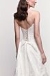 Locket 16231 Nigella Lace-Up Back Strapless Brocade Bridal Gown