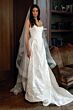 Locket 16231 Nigella Lace-Up Back Strapless Brocade Bridal Gown