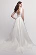 Locket 16232 Begonia Plunging Neckline Crepe and Organza Bridal Dress