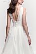 Locket 16232 Begonia Plunging Neckline Crepe and Organza Bridal Dress