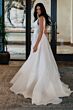 Locket 16232 Begonia Plunging Neckline Crepe and Organza Bridal Dress