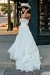 Locket 16234 Peony Sweetheart Neckline Crepe and Organza Bridal Gown