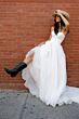Locket 16234 Peony Sweetheart Neckline Crepe and Organza Bridal Gown