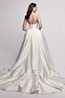Locket 16235 Fern Chapel Train Strapless Satin Mikado Wedding Dress