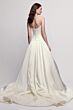 Locket 16237 Lark Drop Waist Off White Stretch Satin Wedding Gown