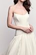Locket 16237 Lark Drop Waist Off White Stretch Satin Wedding Gown