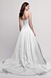 Locket 16237 Lark Drop Waist Off White Stretch Satin Wedding Gown
